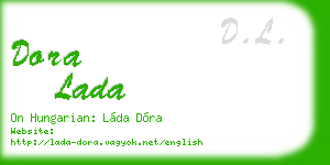 dora lada business card