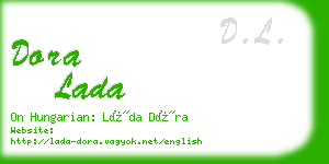 dora lada business card